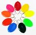 USA Made Oval Squeeze Coin Purse - 5 New Change Purses in Popular Colors