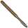 Dormer E020 Powdered-Metal Steel Machine Spiral Point Threading Tap, Gold Oxide Finish, Round with Square End Shank, Plug Chamfer