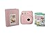 Fujifilm Instax Mini 8 Instant Film Camera (Pink) + 2 Fujifilm INSTAX Mini Instant Film Twin Pack ( = 40 Sheets) With Photo Album 64 Pockets Pink Value Set Bundle