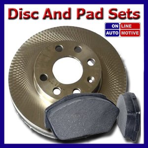 Brake Discs & Pad Set Complete (Rear Wheels) To Fit Vauxhall Frontera 2.2 04/95 > 12/04 All Models