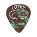 Catfish Plektrum 0.71mm green pearloid Celluloid 12er Set