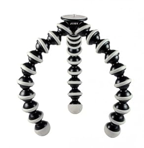 Joby GorillaPod SLR-Zoom - Trípode portátil, negro y blanco