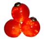 Barcana 40-Inch Illuminated Fiberglass Red, Christmas Ornament Cluster Christmas Light