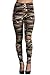 Staand Apparel Army Camouflage Active Cotton Spandex Pants Knee-Cut Leggings