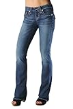 IMAGE OF True Religion Becky Super T Bootcut Jeans in Industrial