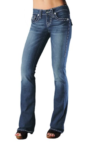 True Religion Becky Super T Bootcut Jeans in Industrial product image