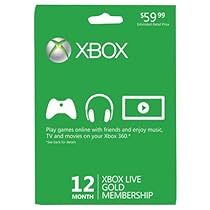 Xbox LIVE 12 Month Gold Membership Card