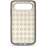 Flexi Skin TPU Glove With SMOKE CHECKERED PRINT Design Soft Cover Case for  ....