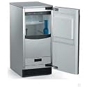 Scotsman SCCG50M1WU 15 Under-Counter Gourmet Ice Machine, Gravity Drain, White Cabinet, Panel Ready