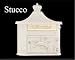 Victorian Wallmount Mailbox - Stucco