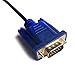 Valinks(TM) 10 Feet HDMI Male to VGA Male D-SUB 15 Pin M/M Connector Cable (One-way Transmission ONLY from HDMI to VGA, NO Signal Conversion Function! Please Consult with Your VGA Card's User Manual for More Information) 10ft/3M BLACK