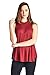 82 Days Women'S Rayon Span Mock Neck Sleeveless Tunic - Solid