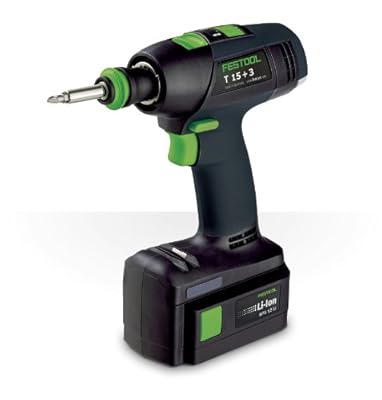 Festool T 15+3 Lithium-Ion Cordless Drill Set