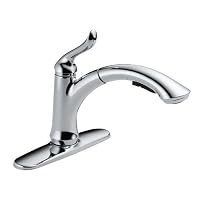 Delta Linden 4353-DST Single Handle Pull-Out Kitchen Faucet, Chrome