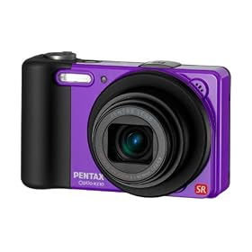 Pentax Optio RZ10 Digital Camera - Purple (14MP, 10 x Optical Zoom) 2.7 inch LCD Screen