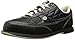 Dexter Turbo II Wide Width Bowling Shoes, Black/Khaki, 9.5 (DX21121W 095)