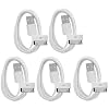 (5 PACK) USB Sync/Charging Cable (3 ft) for Apple iPhones & iPods