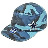 NFL Dallas Cowboys Military Fatigue Hat Cap Light Blue Navy Camo Womens Ladies