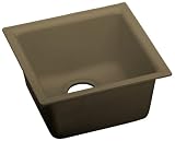Elkay ELG1515MC0 Gourmet E-Granite Universal Mount Sink, Mocha