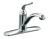 414doUnU%2B3L. SL160  KOHLER K 15071 P CP Coralais Decorator Kitchen Sink Faucet, Polished Chrome