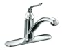 KOHLER K-15071-P-CP Coralais Decorator Kitchen Sink Faucet, Polished Chrome