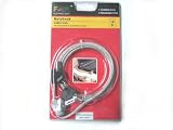 CablesToBuy™ 6 Ft (1.8 M) Laptop Notebook Security Cable Lock With 2 Keys