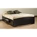 Sonoma Full Size Platform Storage Bed in Black Finish