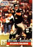 1991 Pro Set Brett Favre Rookie Football Card #762 - Shipped In Protective Display Case!