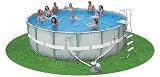 18 ft. x 52 in. Intex Ultra Frame Set Pool Package w/ Chlorinator Pump Model 54471EB