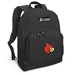 Louisville Cardinals Backpack Black University of Louisville for Travel or School Bags - BEST QUALITY Unique Gifts For Boys, Girls, Adults, College Students, Men or Ladies