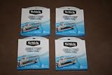 32 Schick Quattro Titanium Razor Blades Refills Cartridges Shaver 8*4