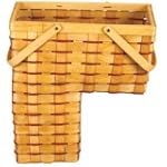 Chipwood Stair Basket with handle