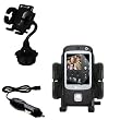 Auto Cup Holder with Car Charger for the HTC Touch Dual - uses Gomadic TipExchange Technology