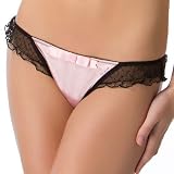 Jezebel Satin Doll Low Rise Flutter Bikini Panties (70805)