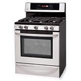 LG : LRG30357ST 30” Freestanding Gas Range with 5 Sealed Burners – Stainless Steel