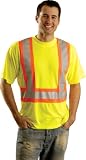 OccuLux Hi-Viz 2-Tone Cool Wicking T-Shirt (ANSI Class 2) - Medium