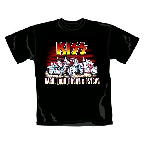 Kiss – T-Shirt Hard Loud (in XL)