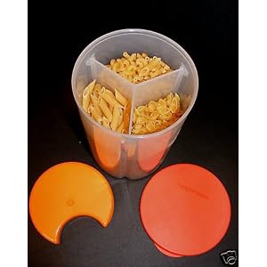 Tupperware 3 N 1 Divided Canister by Tupperware