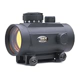 BSA 42mm Red Dot Sight, 5 MOA, 11-Position Rheostat, 3/8 & Weaver Mounts