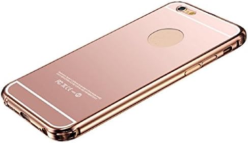 iPhone 6S Plus Case,VeKite(TM) Luxury Aluminum Ultra-thin Mirror Metal Case Cover for Apple iPhone 6 5.5 (Rosegold)