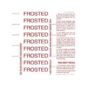 Kittrich 18x9' Adhesive Frosted Window Film