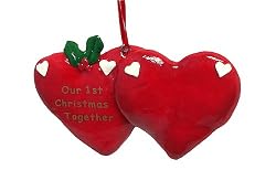 "Our 1st Christmas Together" Christmas Ornament To Personalize #21000