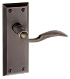 Grandeur GS10-FAVBEL-TB Fifth Avenue Longplate with Bellagio Lever, Passage, Timeless Bronze Finish