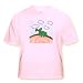 Dinosaur - Adult Light-Pink-T-Shirt Medium