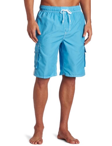 Kanu Surf Men's Barracuda Trunks, Aqua, Medium