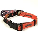 SAN FRANCISCO GIANTS ADJUSTABLE DOG PET COLLAR SZ L
