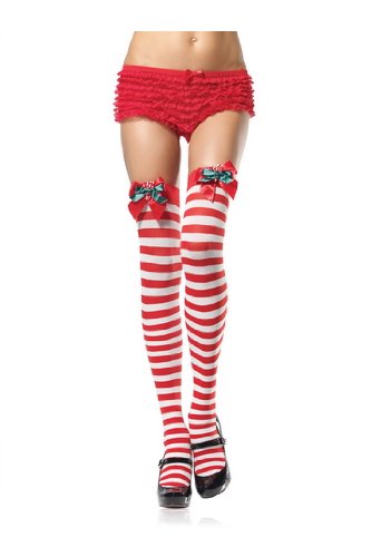 Sexy Adult Womens Xmas Christmas Costume Santa's Double Bow