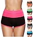 Lush Moda Athletic Yoga Shorts with High Waist for Running Biking or Casual Wear