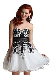 Babydoll Polyester/Tulle Sweetheart  Dress