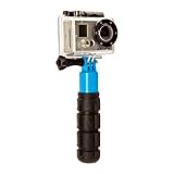 GoPole Grenade Grip Action Camera Accessory - Black and Blue, 6.3 Inch